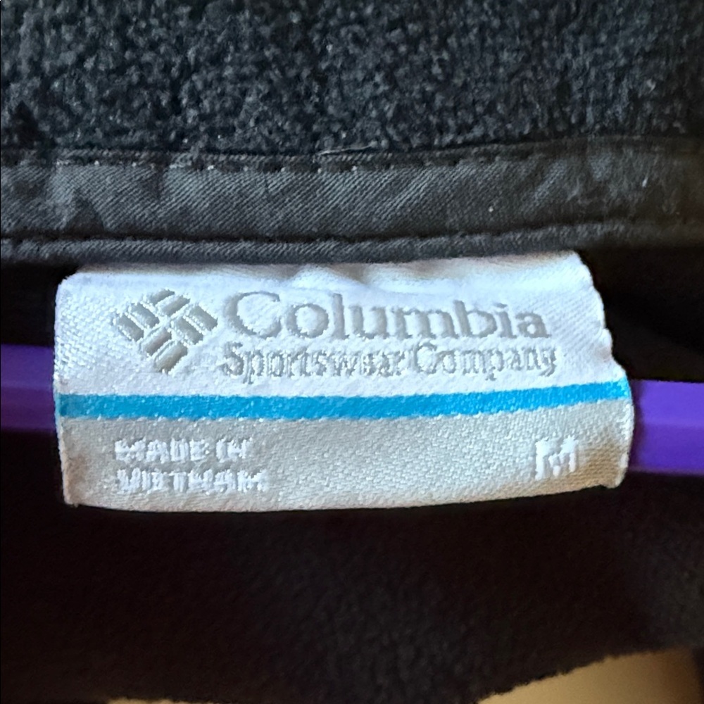 Columbia Black Full-Zip Fleece Jacket - Picture 4 of 4